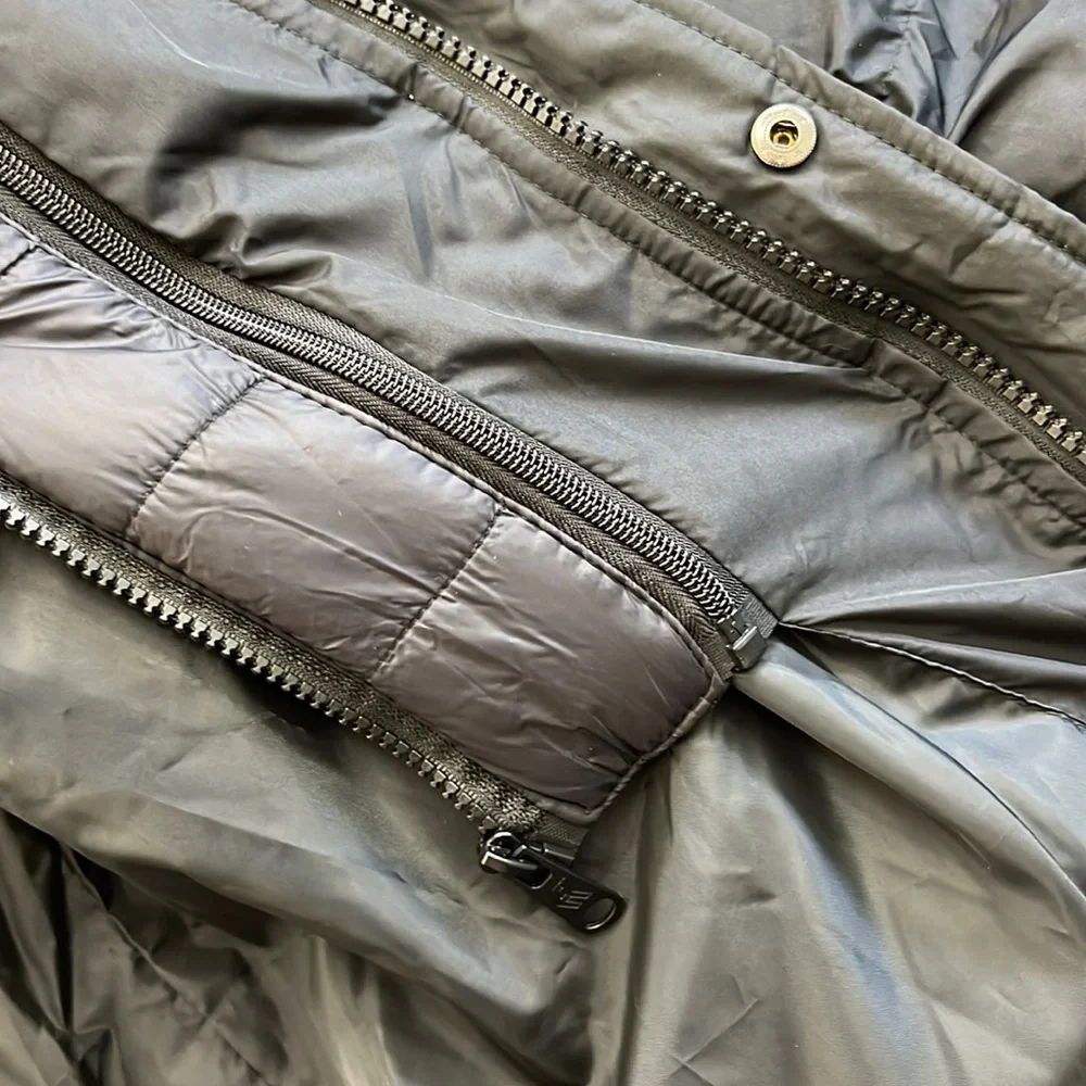 French Connection Row Fleece Puffer Coat - Picture 7 of 13